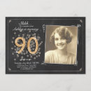 Search for surprise 90th birthday invitations Ninety