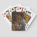 Search for wedding favor playing cards Couple