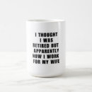Search for funny retirement mugs Husband wife spouse marriage