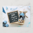 Search for its a boy announcement postcards Bear