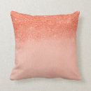 Search for coral pillows Ombre