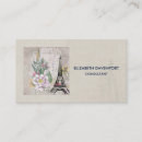 Search for eiffel tower business cards Paris