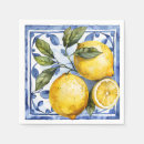 Search for blue lemon napkins Citrus