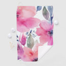 Search for floral golf towels Watercolor