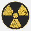 Search for radiation stickers Warning