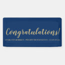 Search for blue and gold banners Typography