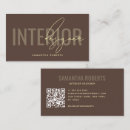 Search for interior decorating business cards Elegant
