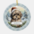Search for shih tzu ornaments Puppy