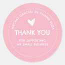 Search for thank you very much stickers Blush pink