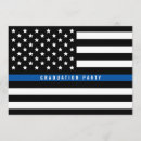 Search for thin blue line invitations Policeman