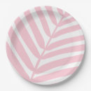 Search for tropical paper plates Palm leaf