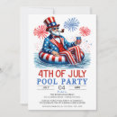 Search for pool 4th of july invitations Patriotic