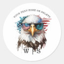 Search for bald eagle stickers Red white and blue
