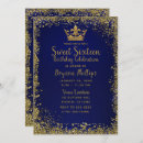 Search for royal blue gold sweet 16 Quinceañera