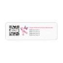 Search for cancer return address labels Butterfly