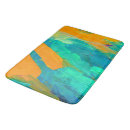 Search for blue and orange bath mats Modern