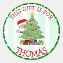 Search for large christmas stickers Santa