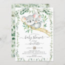Search for koala baby shower invitations Jungle