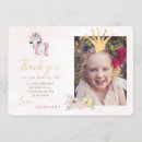 Search for crown thank you cards Pink and gold
