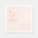 Search for blush pink wedding napkins Modern