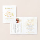 Search for passport wedding invitations Gold
