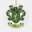 Search for family crest ornaments Irish