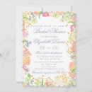 Search for southern bridal shower invitations Watercolor floral
