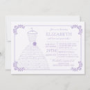 Search for dress bridal shower invitations Gown