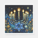 Search for hanukkah napkins Blue