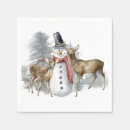 Search for snowman napkins Deer