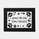 Search for black dog doormats Funny
