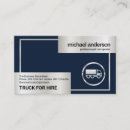 Search for box truck business cards Transportation