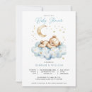 Search for moon baby boy shower invitations Bear