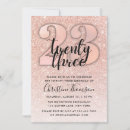 Search for 23rd birthday invitations Modern