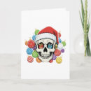 Search for alternative christmas cards Skull