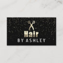 Search for hair salon appointment cards Glitter