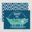 Search for crocodile party invitations Wild one