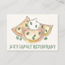 Search for restaurant business cards Cuisine