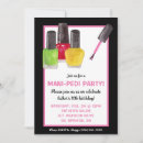 Search for mani pedi invitations Girls