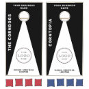 Search for black and white cornhole sets Branded