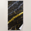 Search for black and gold beach towels Abstract