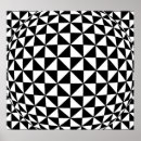 Search for optical illusions posters Black and white