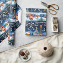 Search for winter scene wrapping paper Xmas