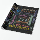 Search for 25th birthday wrapping paper Celebrate