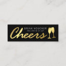 Search for drink voucher Black and gold