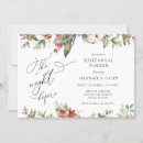 Search for winter rehearsal dinner invitations Elegant