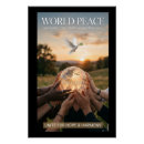 Search for peace and unity posters Global