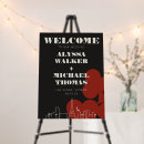 Search for red wedding signs Red and black