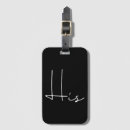 Search for his and hers luggage tags Husband