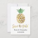 Search for hawaiian wedding save the dates Pineapple